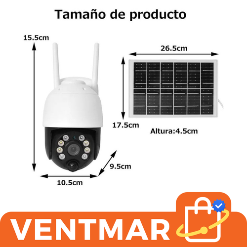 Camara solar 360º