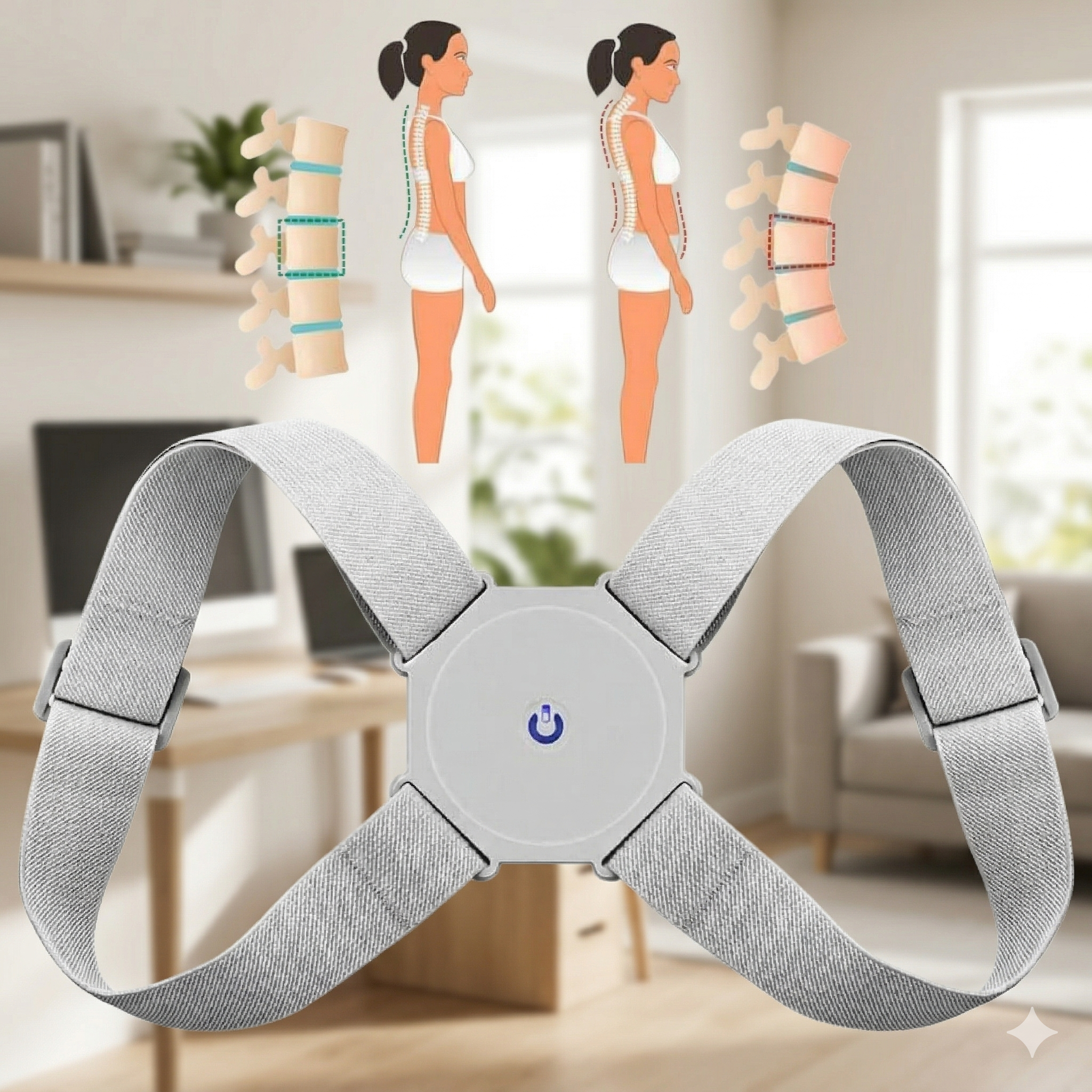 Corrector De Postura Invisible con Sensor