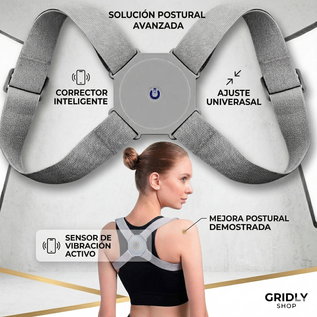 Corrector De Postura Invisible con Sensor