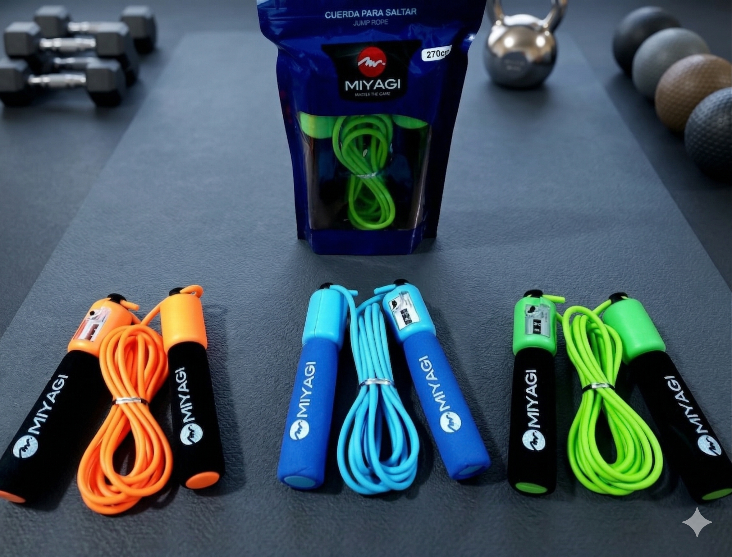 Cuerda De Saltos Premium Miyagi Contador
