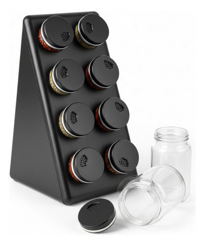 Set especiero base negra